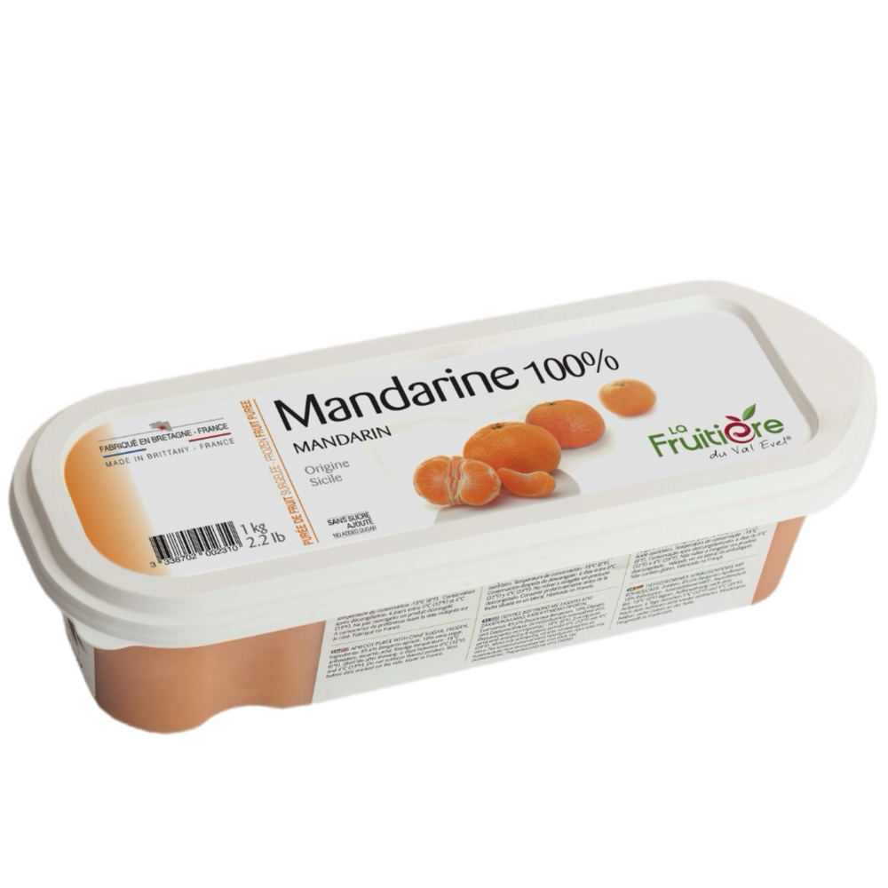 Пюре замороженное Мандарин «La Fruitiere» без сахара 1 кг