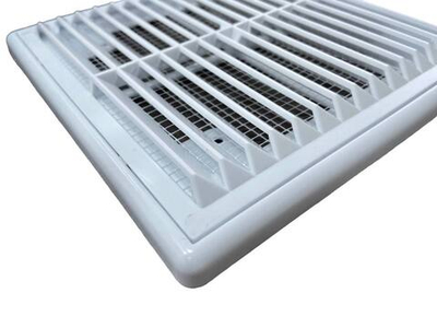 Решётка вентиляционная разъёмная с москитной сеткой 150х150 мм Люкс