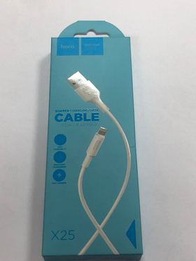 Кабель USB - Lightning (для iPhone) Hoco X25 Белый