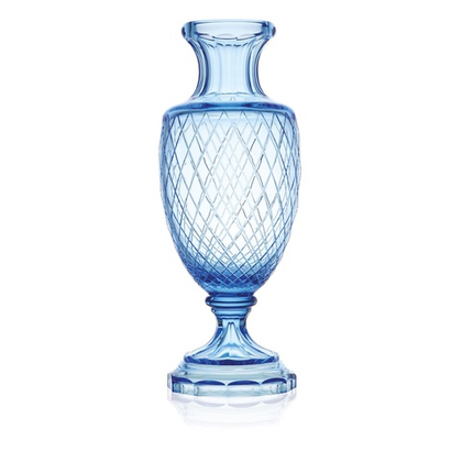 Ваза Moser Louvre Aquamarine, 45 см