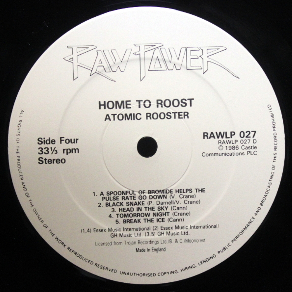 Atomic Rooster / Home To Roost (2LP)