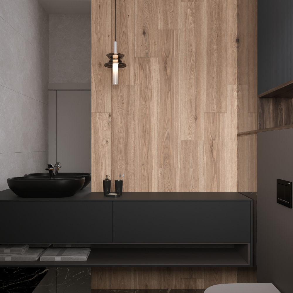 Керамогранит, Creanza, MORDIC WOOD NATURAL, 1200x200 мм, матовая