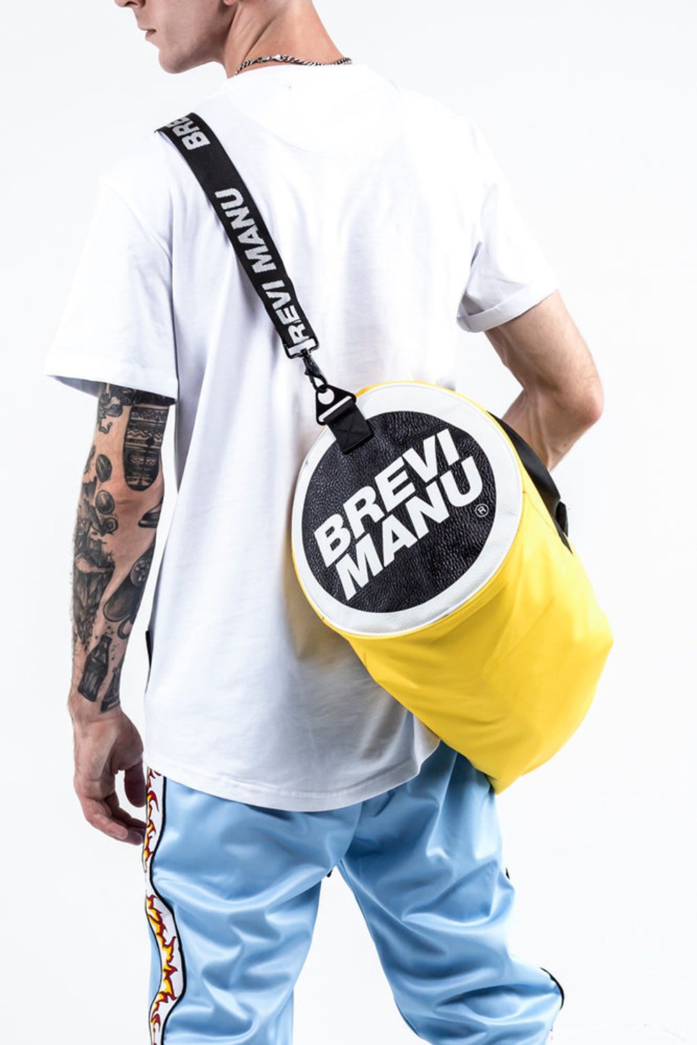 Сумка спортивная Duffel Желтая