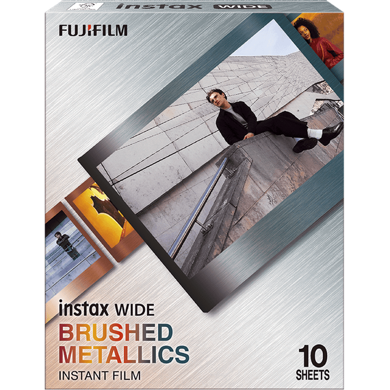 FUJI Instax WIDE Brushed Metal 1x10 sheets