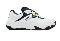 Мужские кроссовки теннисные EA7 Unisex Woven Sneaker Clay - белый