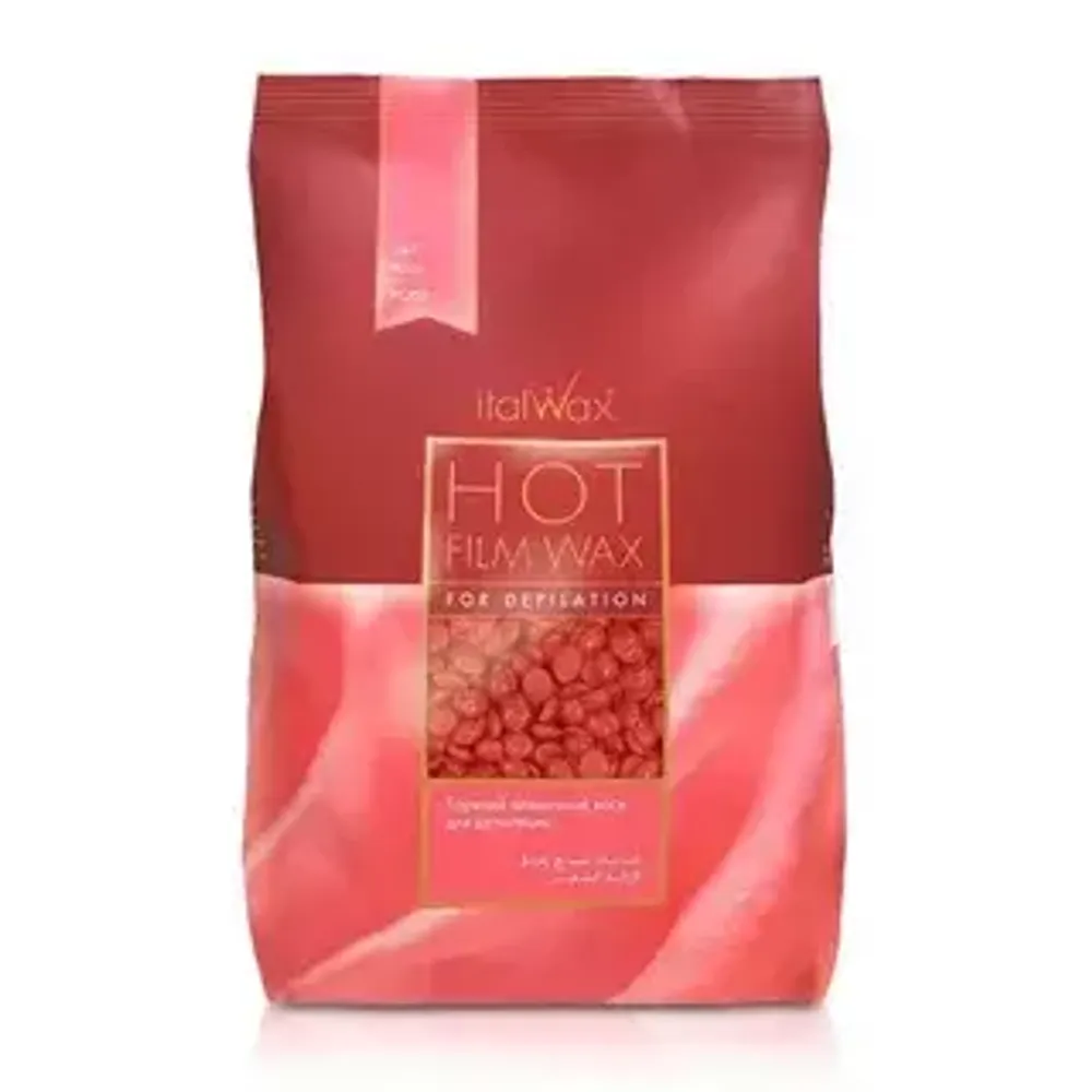 Воск горячий (пленочный)  ITALWAX Роза гранулы 1 кг*10
