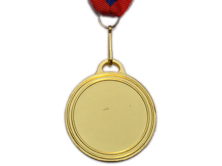 Медаль спортивная с лентой 1 место d - 5 см :507-1