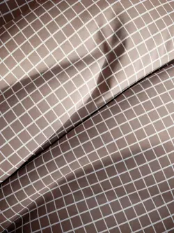 Наволочка комплект 2шт поплин Сказка "Анна" 45х45 см на молнии