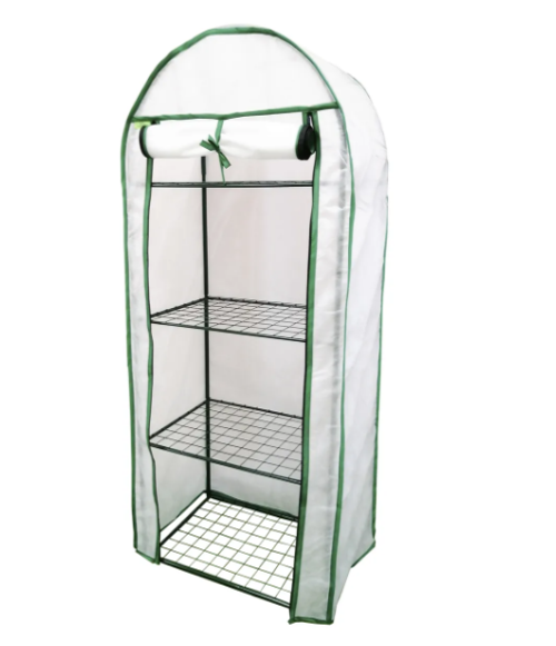 Стеллаж для рассады (4 полок-сетка) с чехлом
