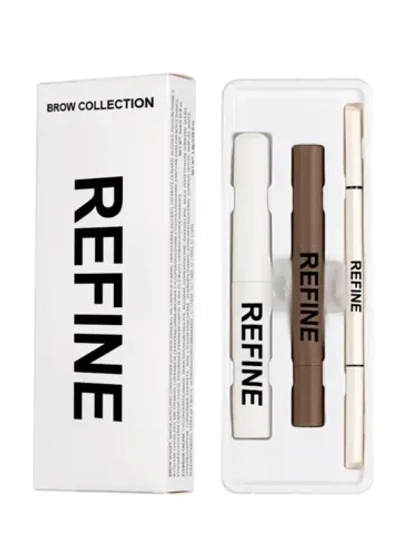 Набор для бровей карандаш, помада и гель для бровей LIGHT 01