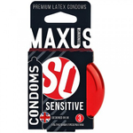 Презервативы ультратонкие Maxus Sensitive №3 металл. кейс, 3 шт.