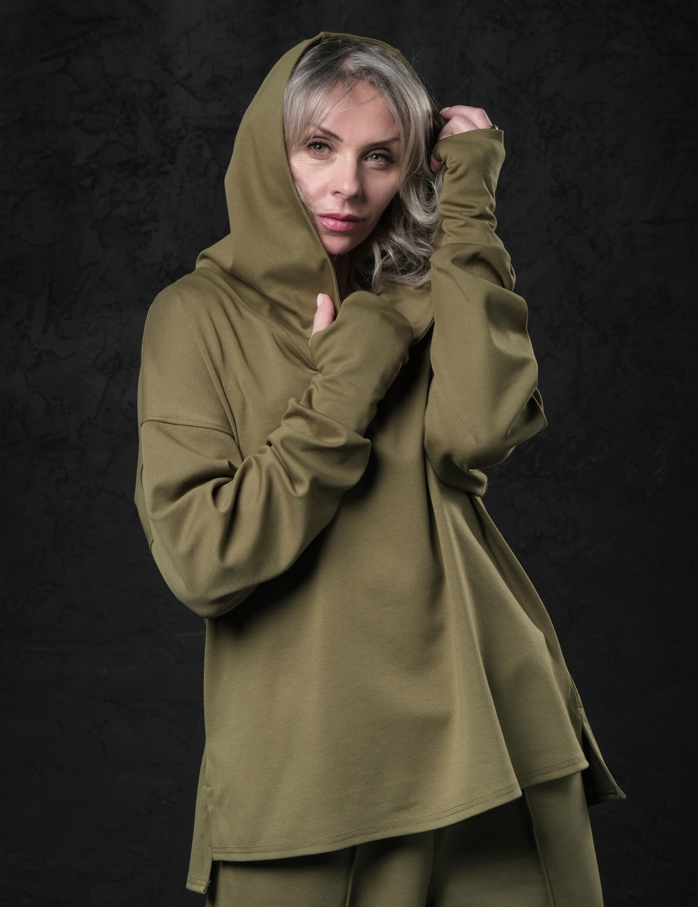 Худи /хвоя+ палаццо + топ в подарок