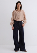 Рубашка Ветер из тенсела и хлопка