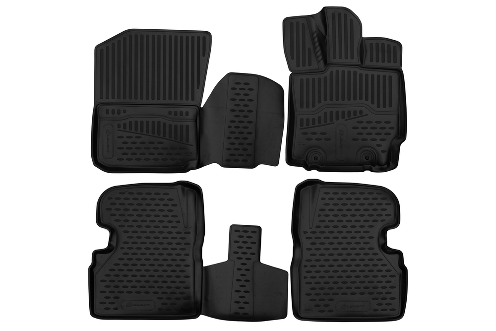 Коврики в салон для TOYOTA Passo, 2010-2016 правый руль хэтчбек, 4шт. (полиуретан) ELEMENT3D02394210