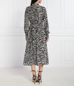 Платье с ремешком animal print Karl Lagerfeld - черный(240W1300)