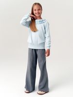 Джемпер школьный для девочки AT997  голубой