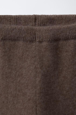 ZARA БРЮКИ BAGGY ИЗ 100% КАШЕМИРАБРЮКИ BAGGY ИЗ 100% КАШЕМИРА, КОРИЧНЕВЫЙ