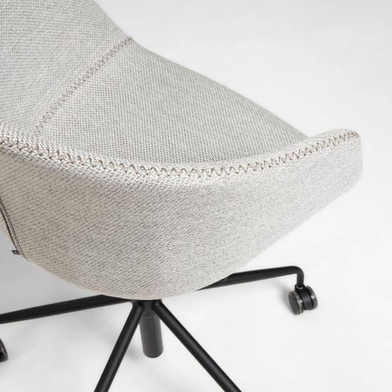 Офисное поворотное кресло Yvette светло-серое