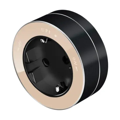 MULTITRACK Розетка 2К+З круглая 16 А/250 В ПЕСОЧНЫЙ