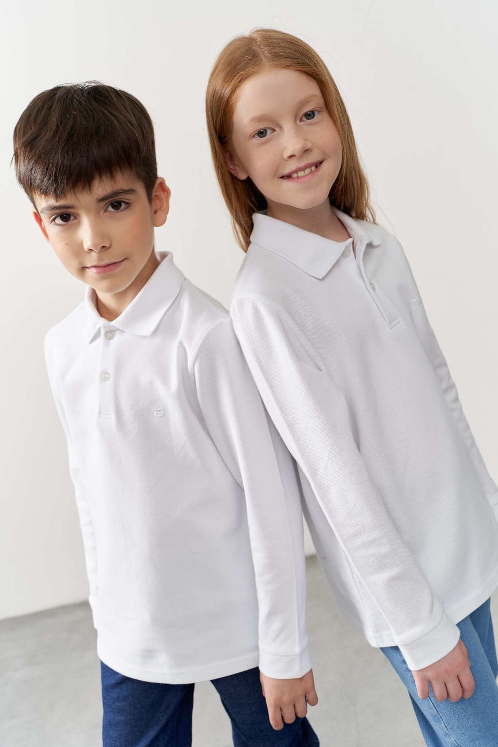 Рубашка поло "Белая" 7+
