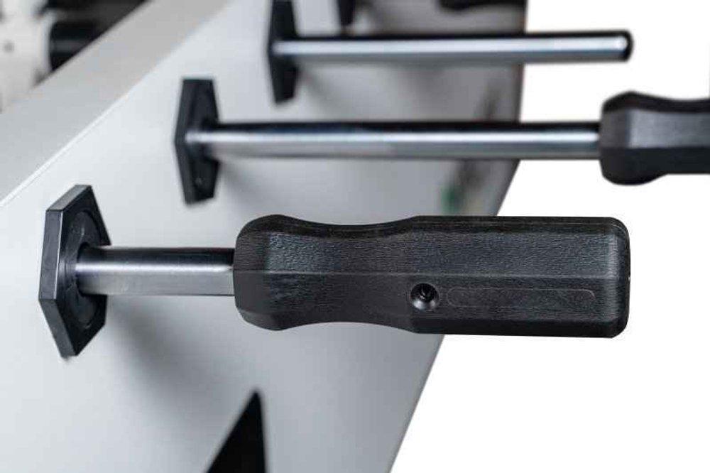 Игровой стол - футбол «Nine Star Iron Men ITSF Grey» (144х75,5х90)