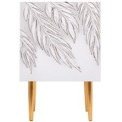 Тумба прикроватная Тропик Стайл Айс Голд левая