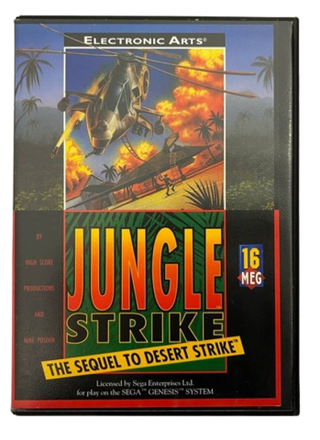 Картридж Jungle Strike (Sega Genesis)