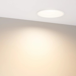Светильник MS-BREEZE-BUILT-R125-16W Warm3000 (WH, 90 deg, 230V) (Arlight, IP20 Металл, 5 лет) 036614(1)