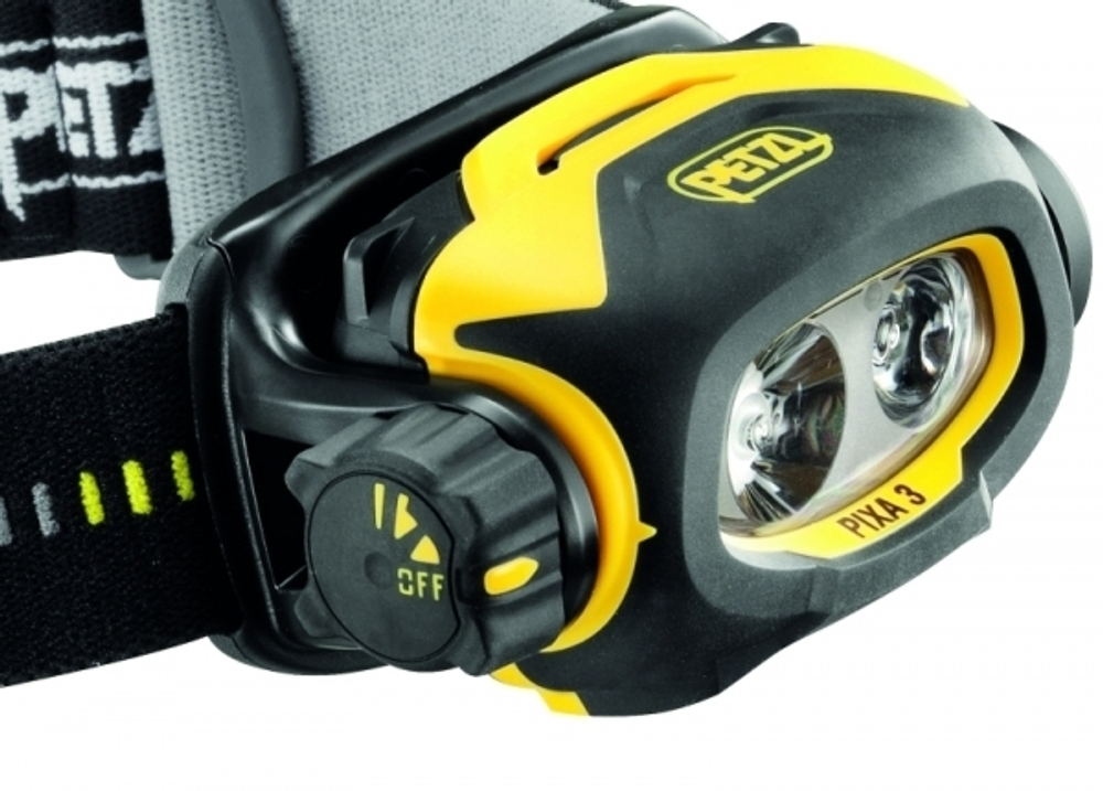 Фонарь светодиодный налобный Petzl Pixa 3, ATEX LED V2, 100 лм, Black-Yellow
