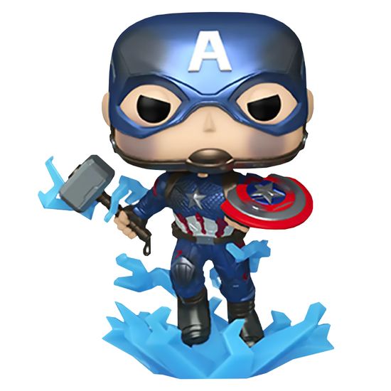 Фигурка Funko POP! Bobble Marvel Avengers Endgame Captain America w/Hammer (GW)(MT)(Exc) (1198)68656