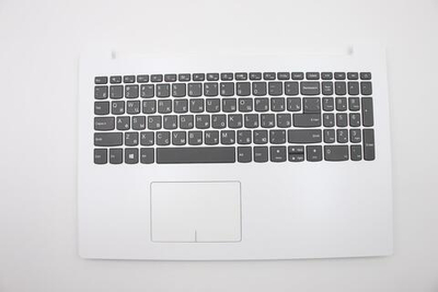 Верхняя панель с клавиатурой (топкейс) для ноутбука Lenovo 320-15IKB / IAP / ABR белая, раскладка-русская (5CB0N86584)