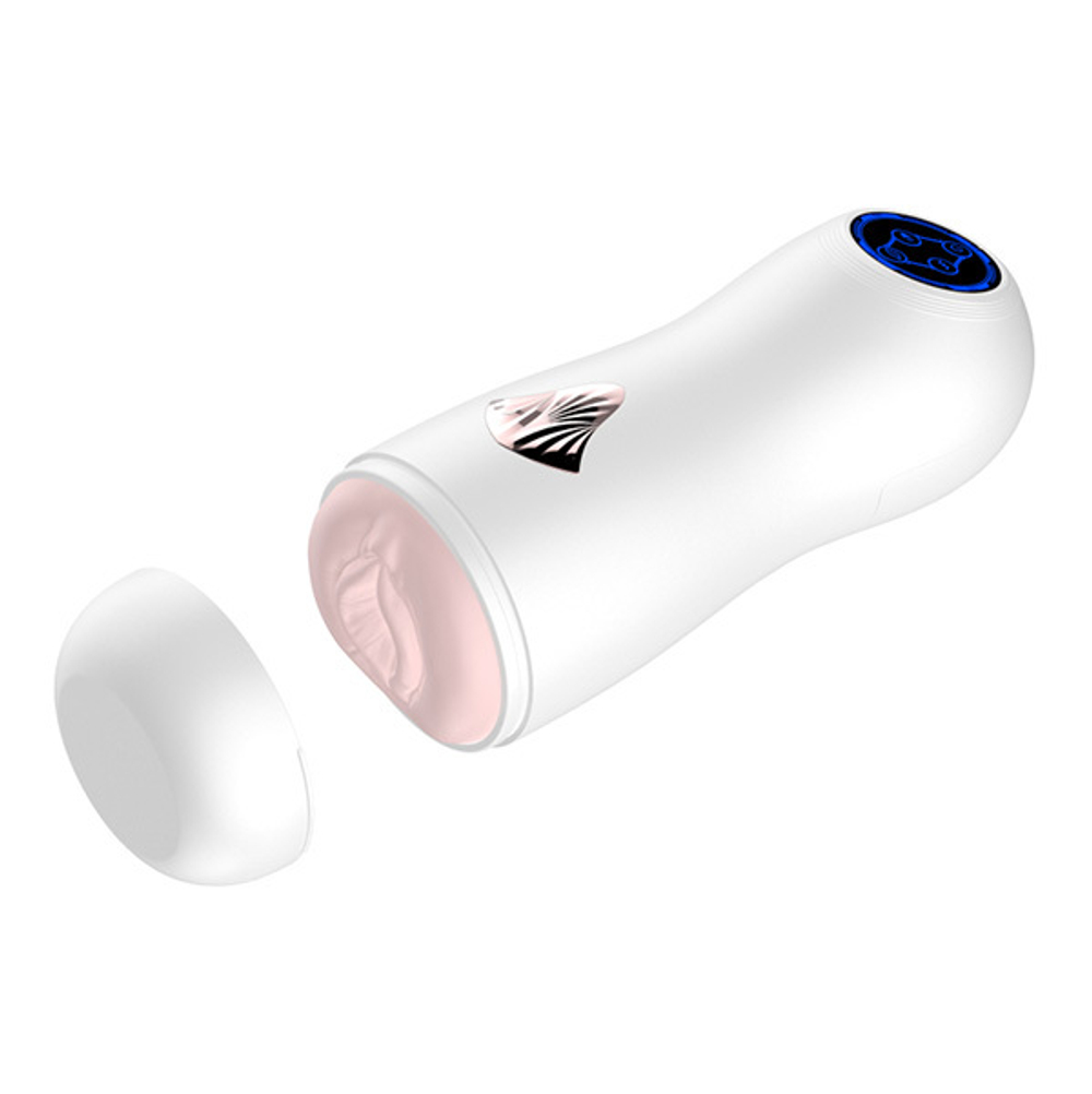 Реалистичный мастурбатор в колбе с функцией всасывания Secwell Super Strong Sucker Men Masturbator Cuper SW1061