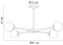 Потолочная люстра Arte Lamp
