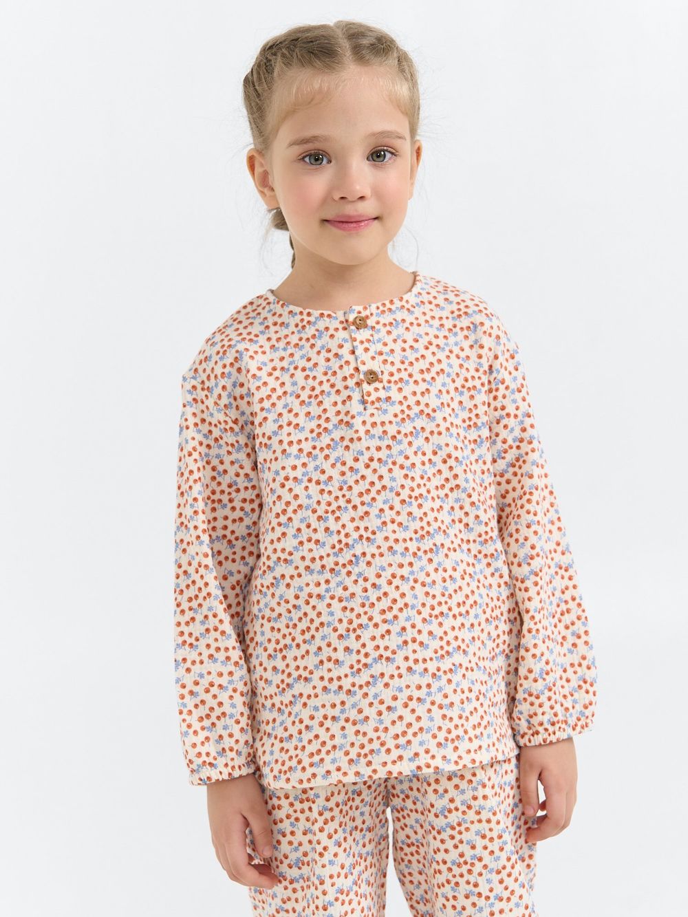 Рубашка муслиновая "Ягодки"