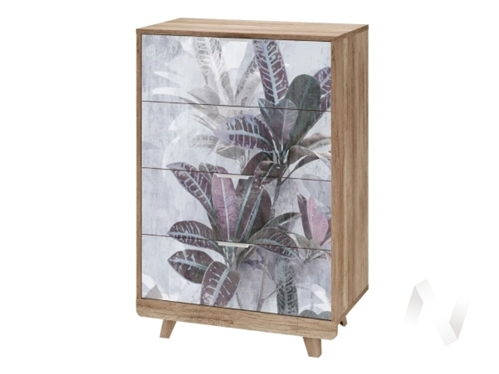 Комод Мегаполис КМ-02 (дуб каньон/фотопечать Бали)