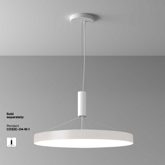Потолочный светодиодный светильник Maytoni Zon C032CL-90W4K-RD-W