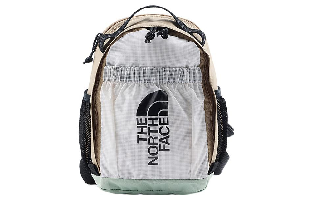 THE NORTH FACE 5.4L Zip Closure Backpack Outdoor Bag Polyester White Unisex