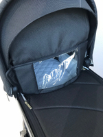 Коляска детская Peppy Monaco 2 в 1 Royal black (черный), рама черный глянец