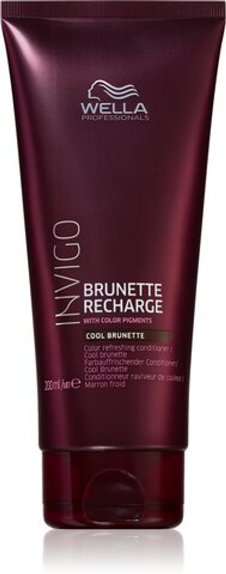 Wella Professionals Invigo Brunette Recharge - кондиционер, усиливающий цвет каштановых волос /  Cool Brunette 200  ml  / GTIN 8005610642970