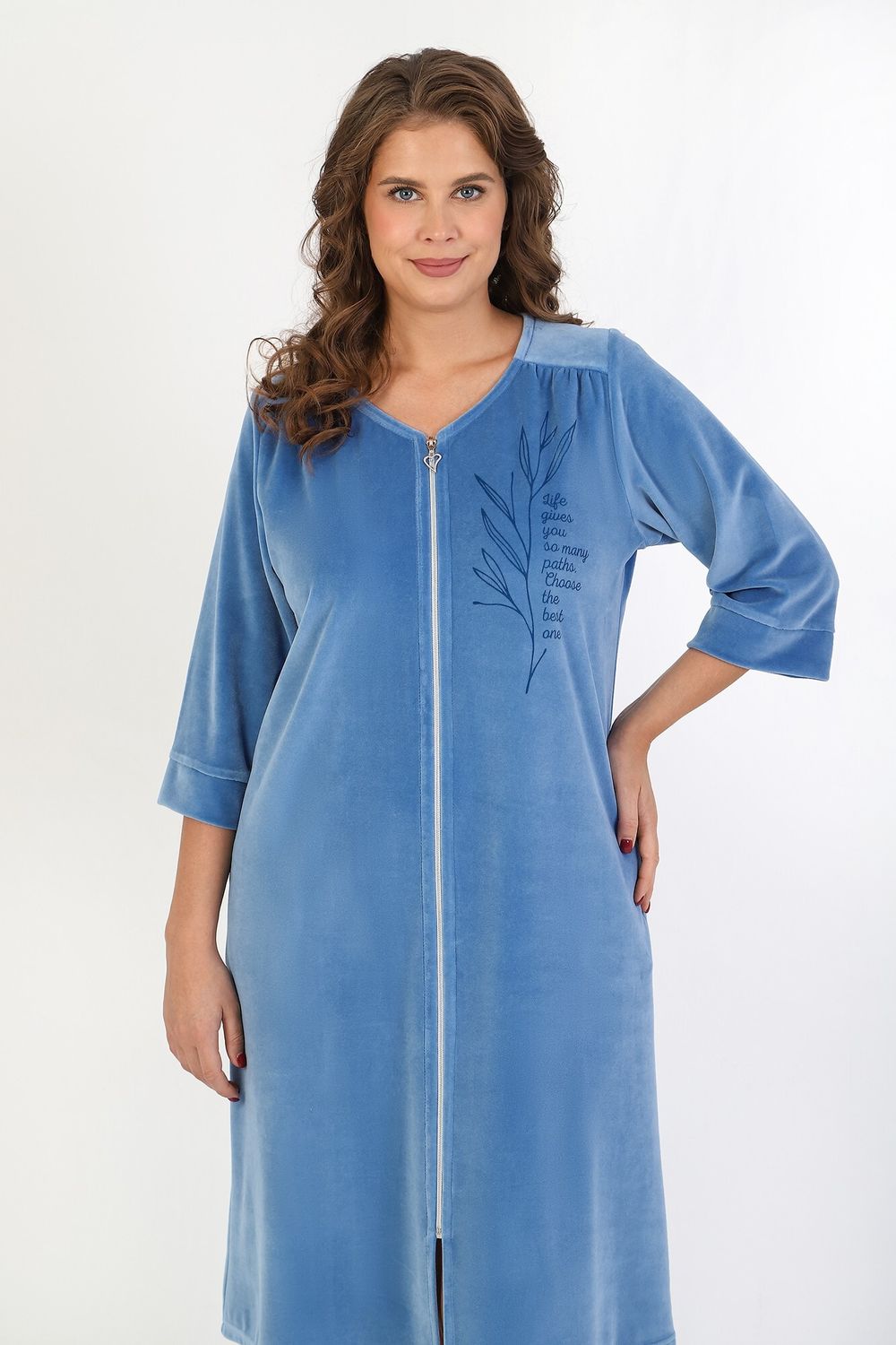 Халат Саломея Виотекс ИНДИГО