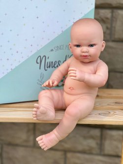 Кукла Реборн Nines 37см Baby виниловая (N0230)