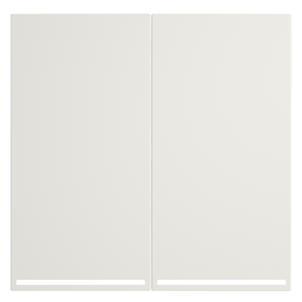 Клавиши для выключателя/переключателя двухклавишного с подсветкой, S70 (хлопок)