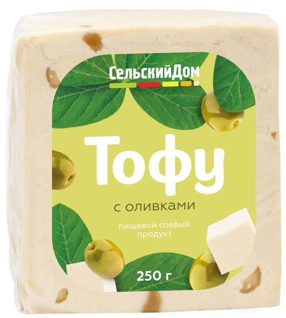 Тофу с оливками Сельский Дом 250г