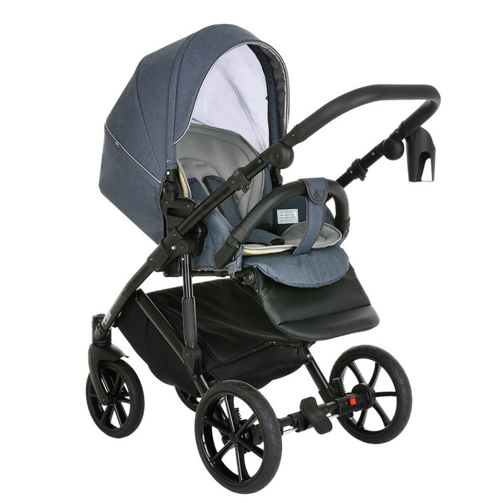Коляска Tutis Mimi Style 3 в 1 New 2024 №060 Obsidian (Голубой)