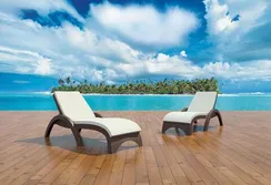 Шезлонг Fiji коричневый