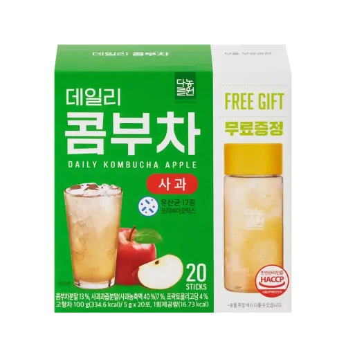 Danongwon Daily Kombucha Apple Комбуча со вкусом яблока (20 шт по 2 гр)