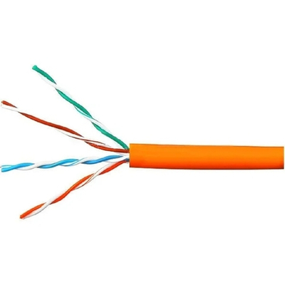 Витая пара Cablexpert UPC-5051E-LSZH-4-CU/100 Кабель Cablexpert (RU) UTP-LSZH 4x2x0.51, медный, кат.5e, однож., 100м, box, оранж