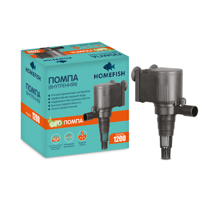 HOMEFISH помпа для аквариума 1200 13 Вт, 1 м, 800 л/ч