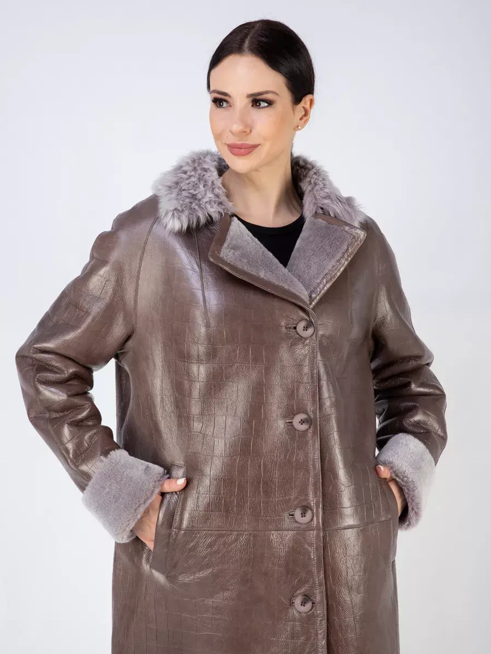 Дубленка зимняя натуральная Турция