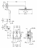Душевая система Grohe Grohtherm 34731000